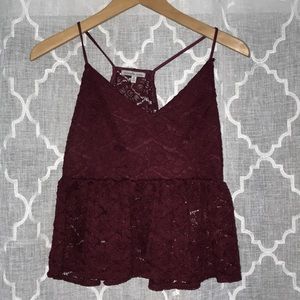 Razor Back Lace Top